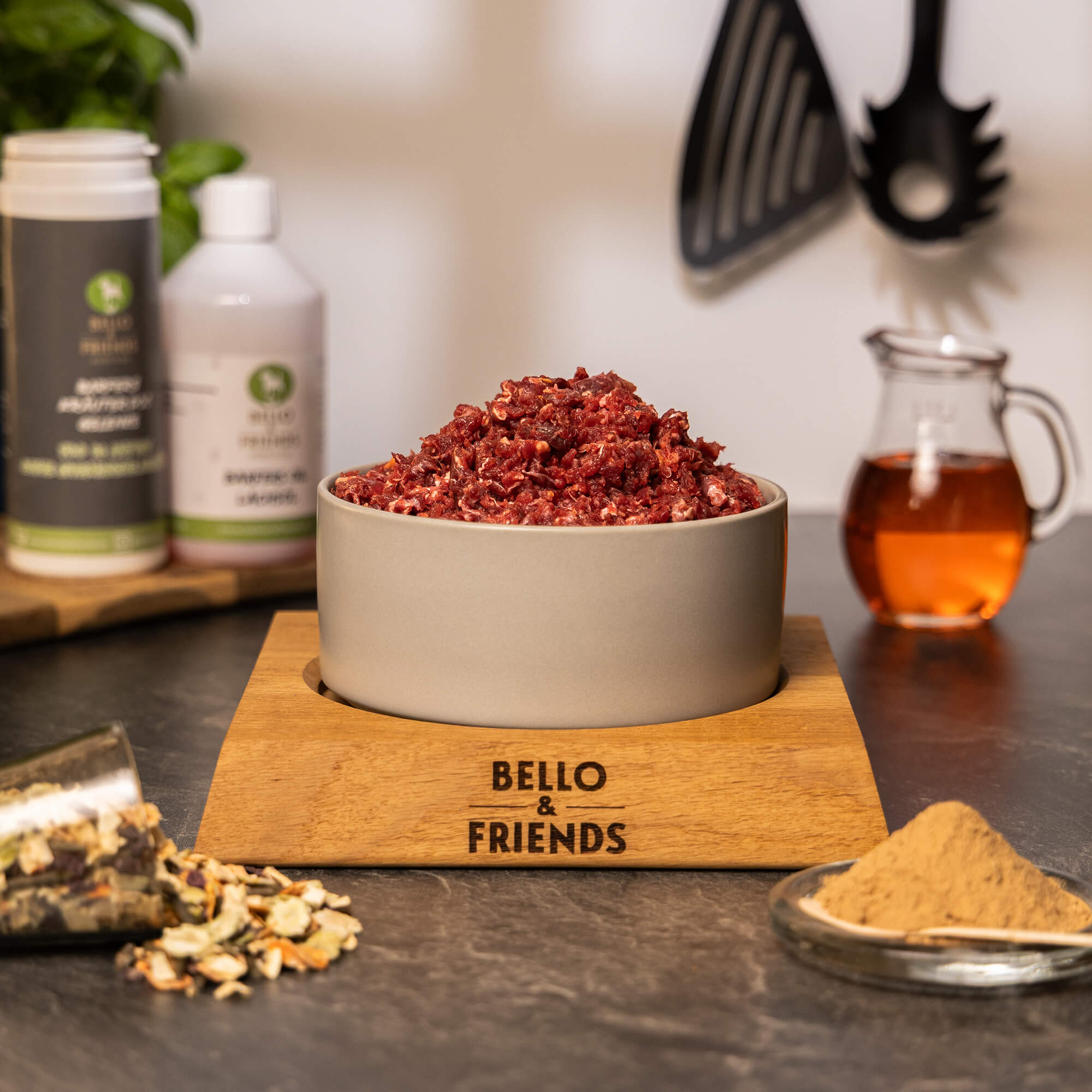 100% Pferdemuskelfleisch gewolft