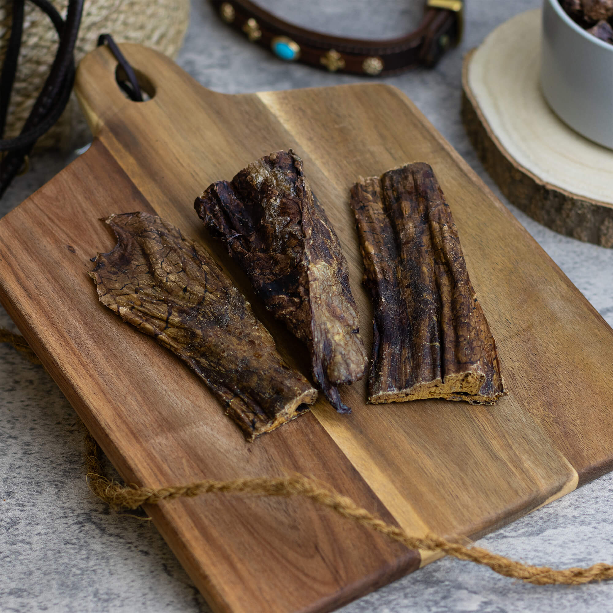 Rinderlunge getrocknet