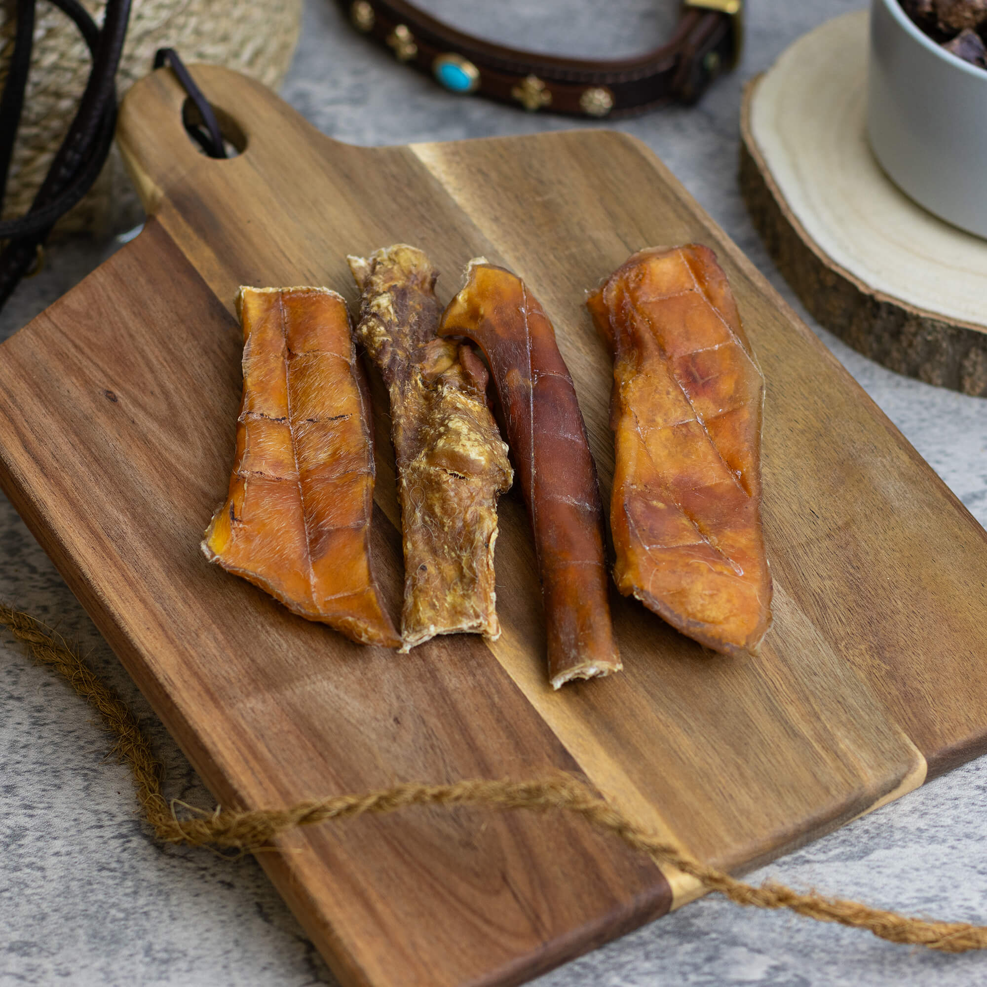 Rinderkopfhaut getrocknet